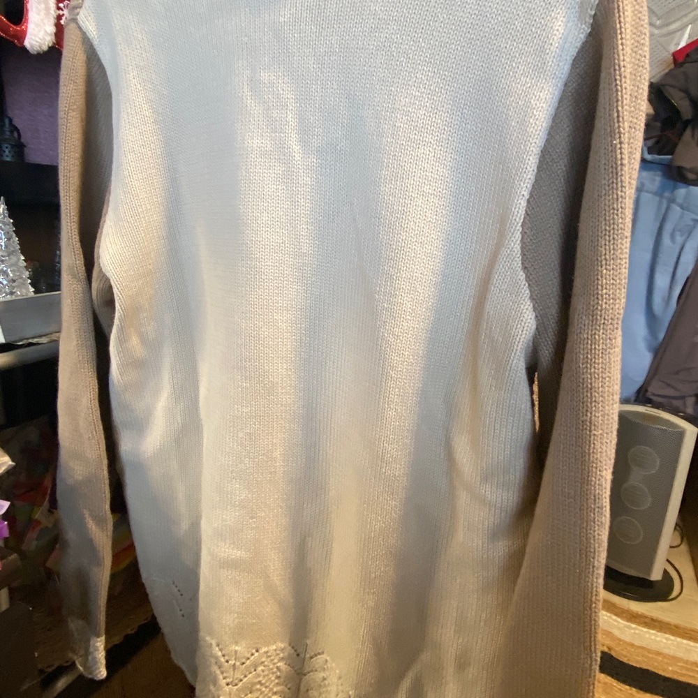 The Tog Shop Beige Patchwork Style Button Up Woma… - image 8